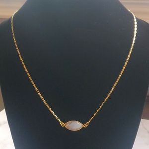 Moonstone Gold Necklace